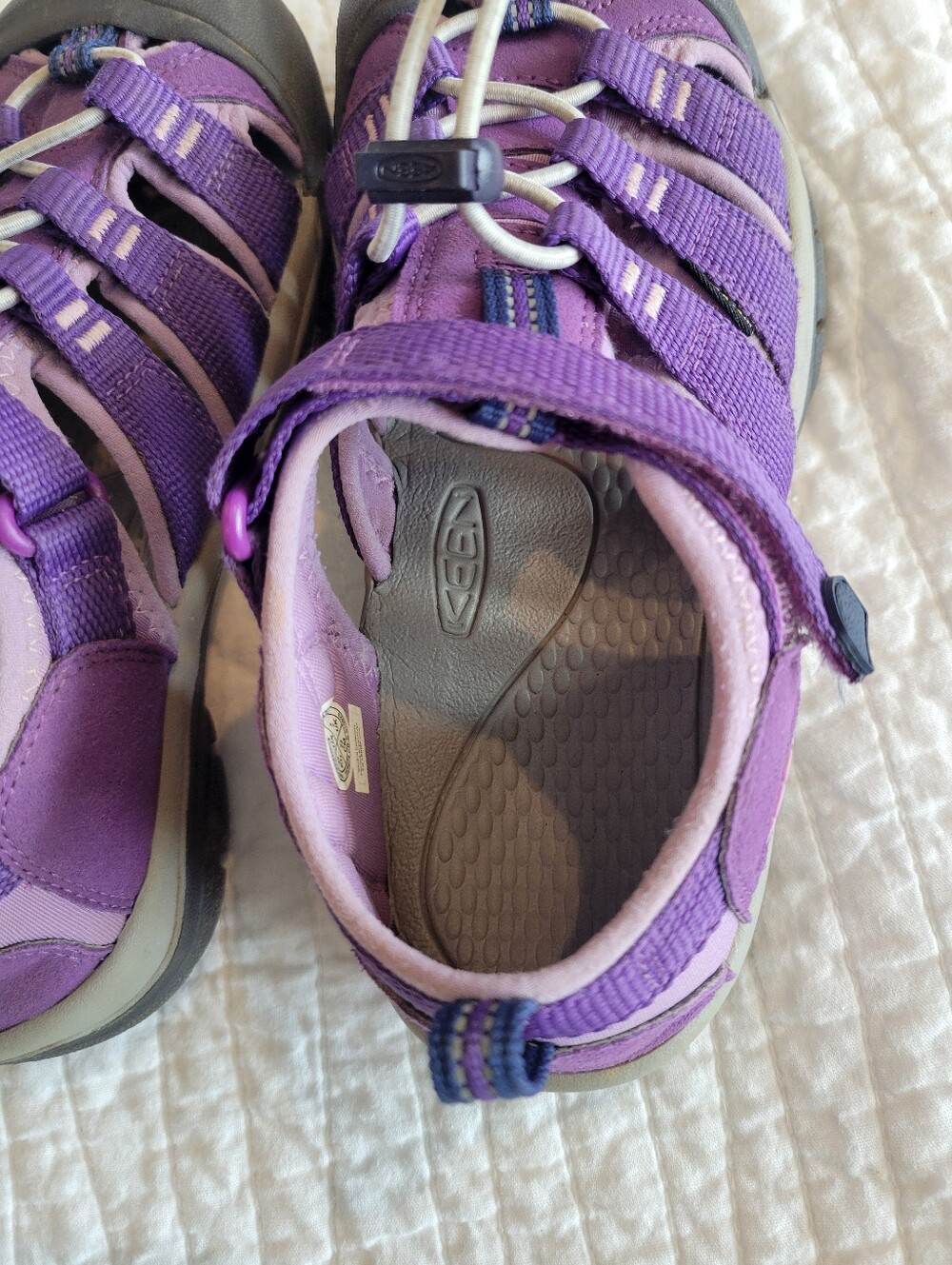 KEEN Kids' Purple Closed-Toe Sandals - Picture 4 of 8